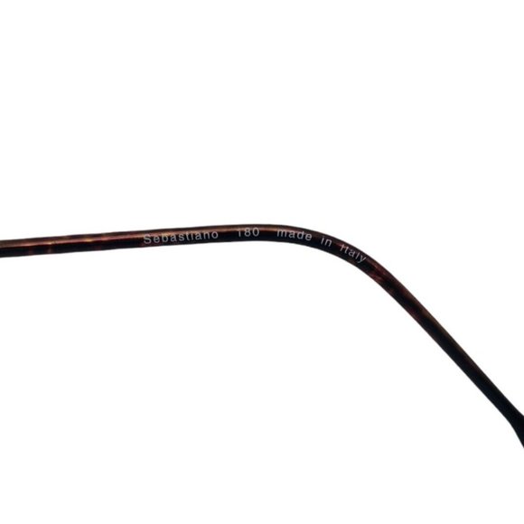 Vintage Sebastiano Sunglasses SEB-F8203 Gold/Tortoise Made in Italy W/ Case - Picture 5 of 7